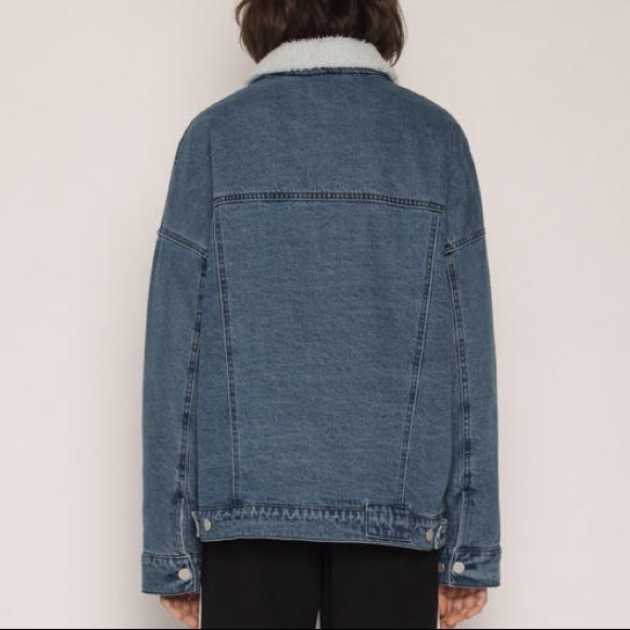 OAK + FORT Sherpa Denim Jacket - Picture 6 of 6